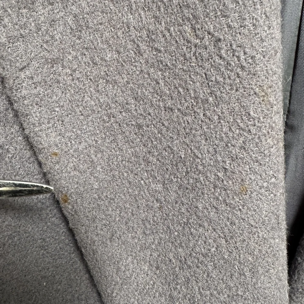 Vintage Terzo Uomo Blazer Mens 40R Gray Camel Hair Sport Coat‎ 2 Button USA